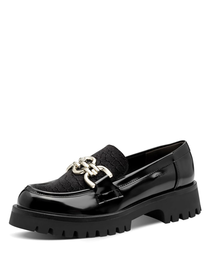 Plateau Slipper in Schwarz