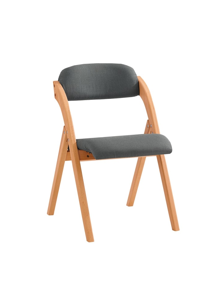 Klappstuhl in Anthrazit - (W) 47.5 x (H) 77 x (L) 41.5 cm