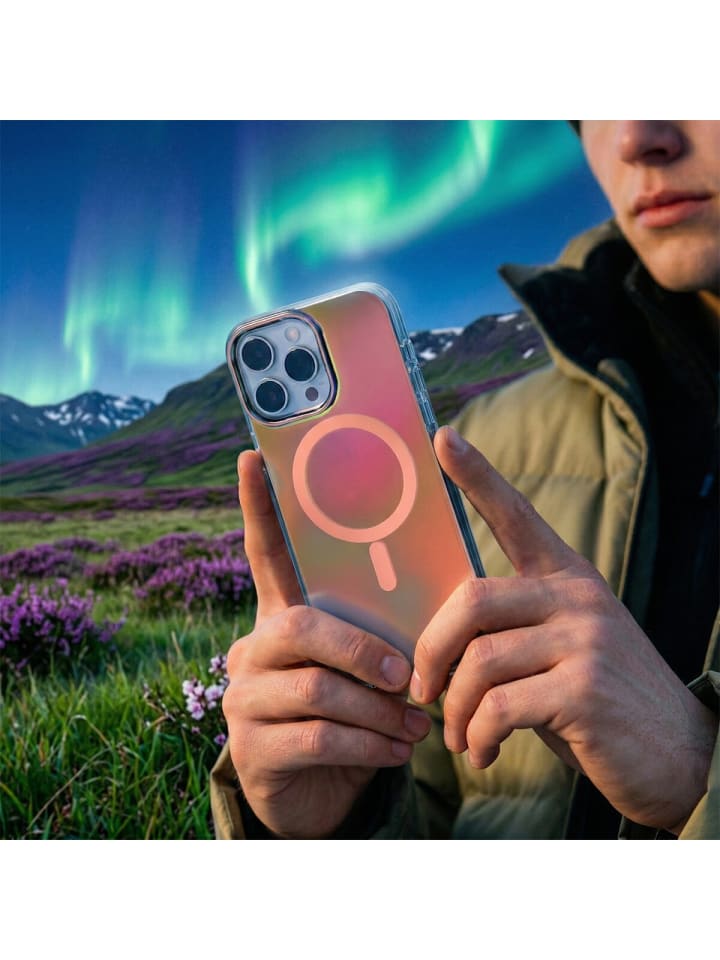 Tecto Shield Aurora Kompatibel mit  iPhone 18 Pro / 17 Pro Rosa in Rosa