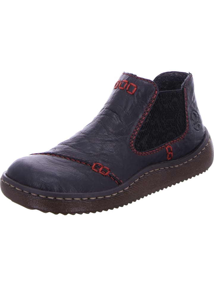Winterstiefeletten in schwarz/schwarz