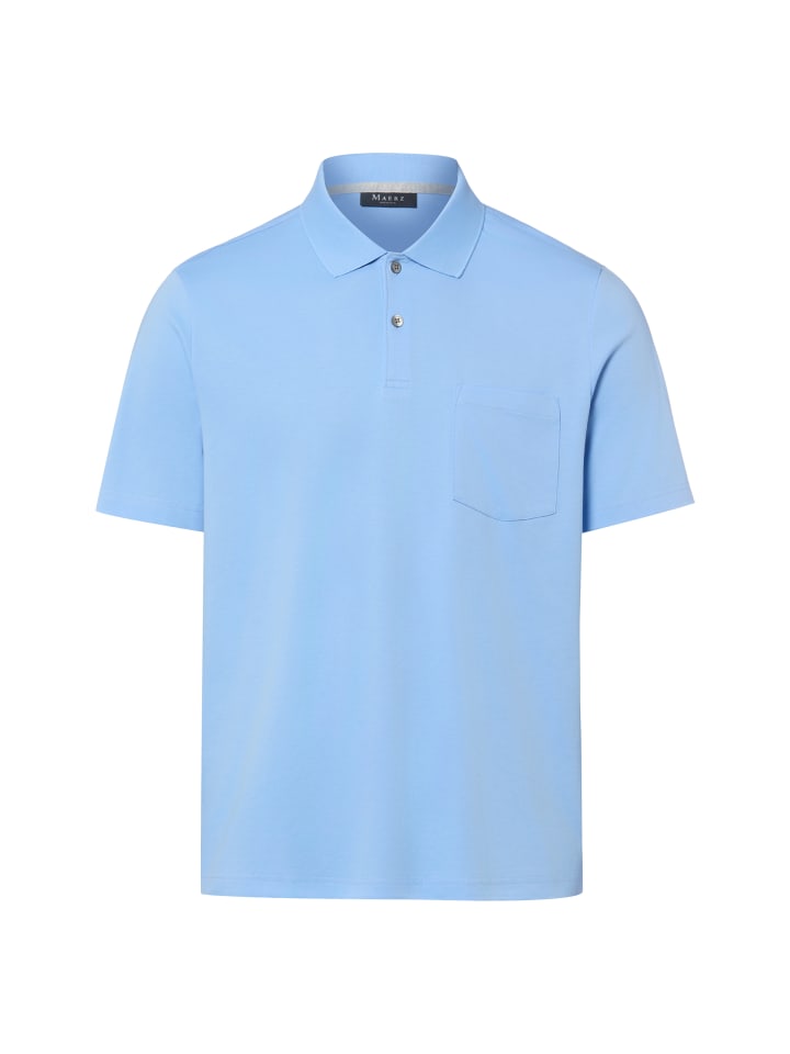 Poloshirt in hellblau