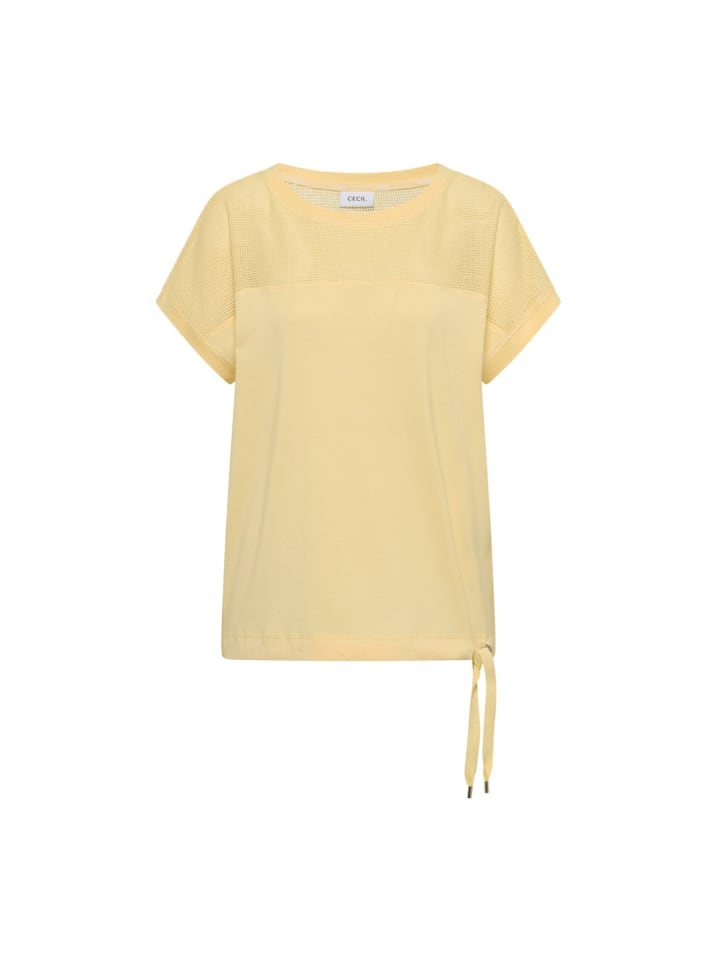 T-Shirt in buttermilk yellow