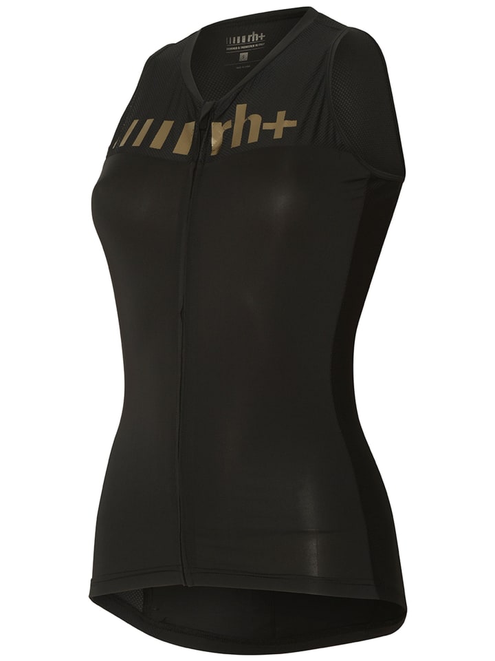 Fahrradtrikot Logo Sleeveless Jersey in black