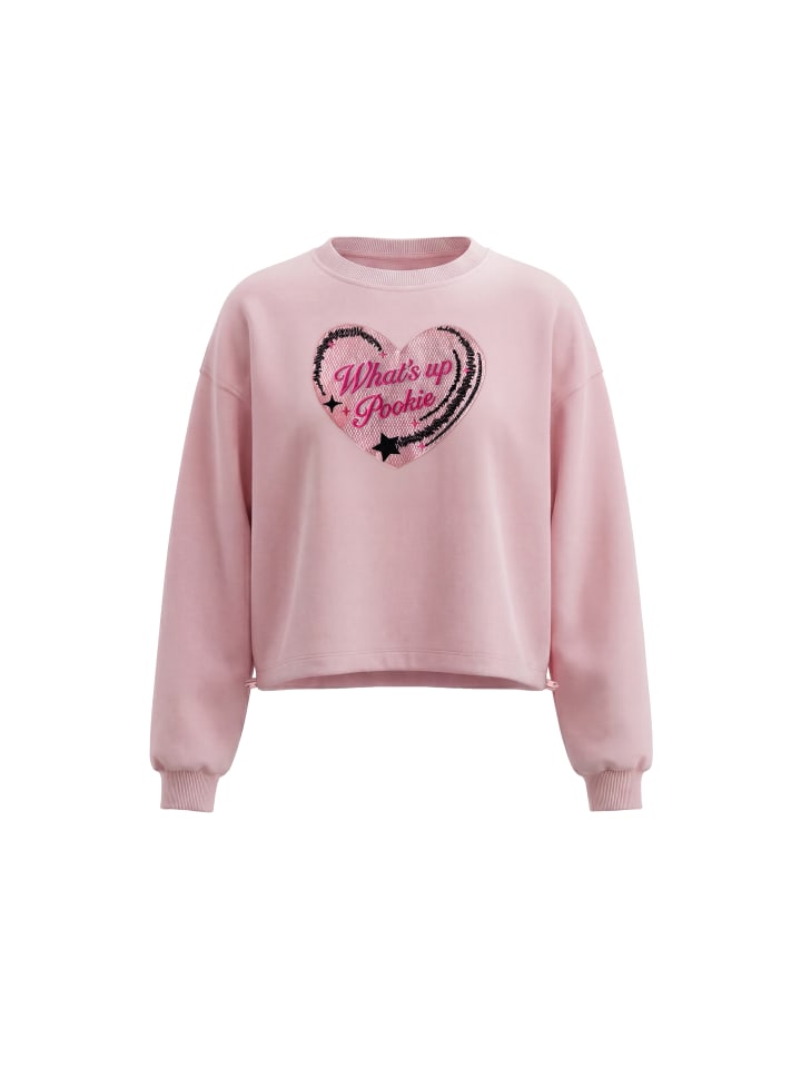 Women Sweatshirt in Light Rose