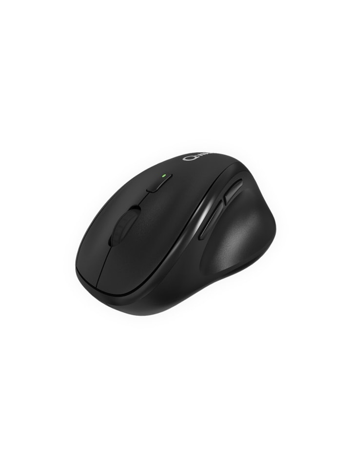 Qware Kabellose Maus Lincoln – Wireless Office-Maus mit 6 Tasten in Schwarz