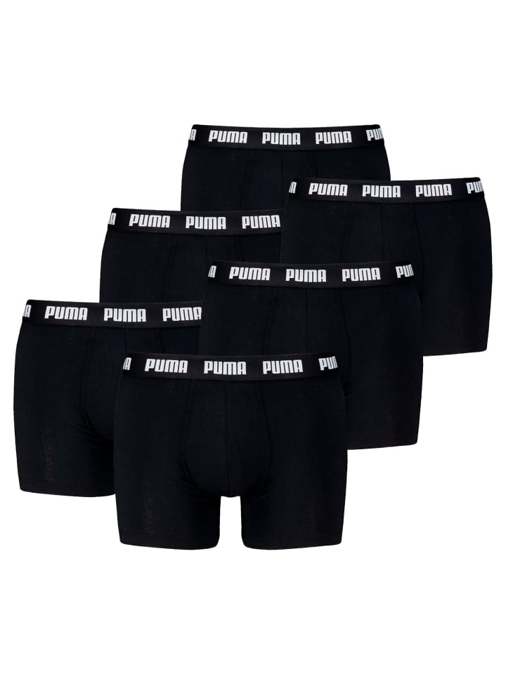Boxershort 6er Pack in Schwarz/Weiß