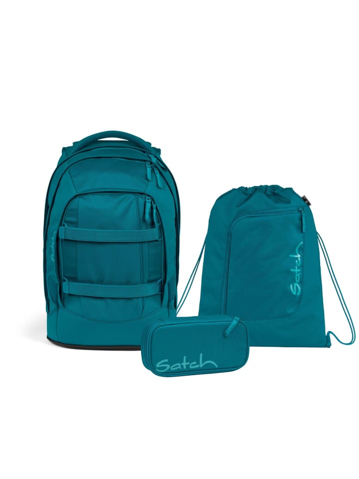 Schulrucksack-Set PACK Deep Petrol in Blau 3-teilig