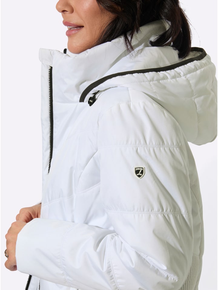Steppjacke in weiß