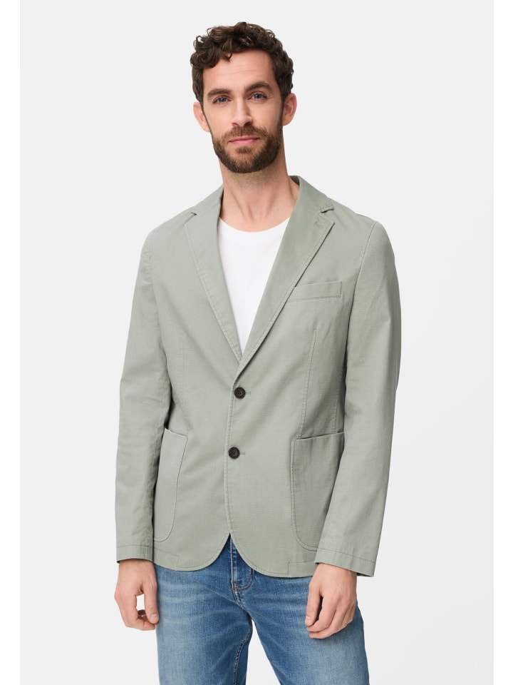 Elastisches Sakko mit Sicherheitstasche in Khaki