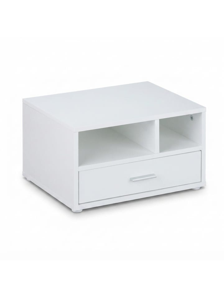 Druckerständer in Weiß - (B)40 x (H)22 x (T)30 cm