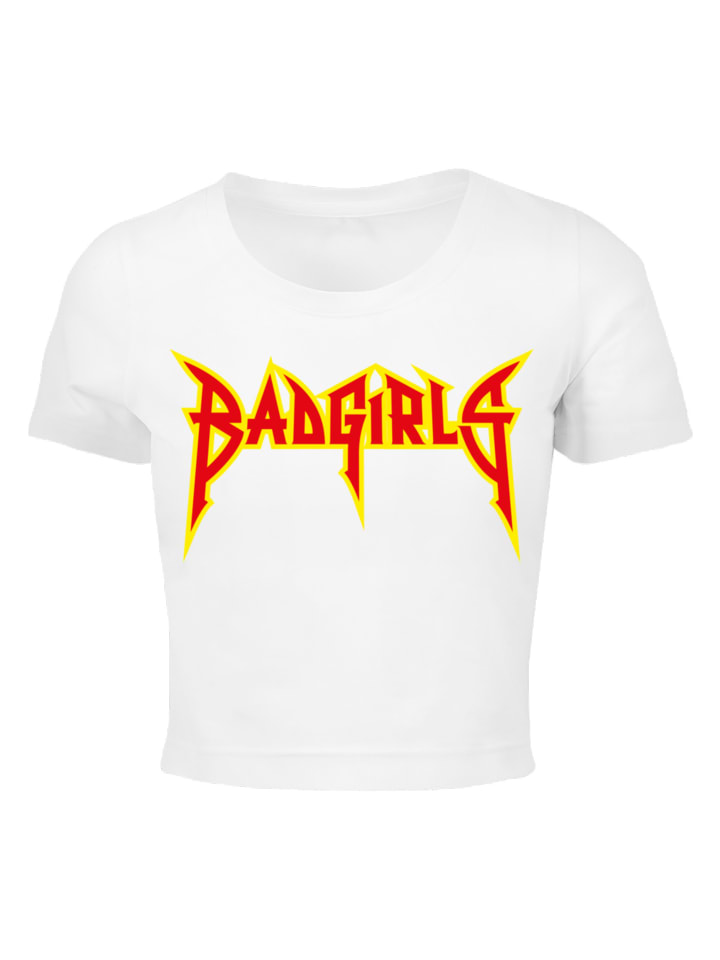 Cropped Tee in white