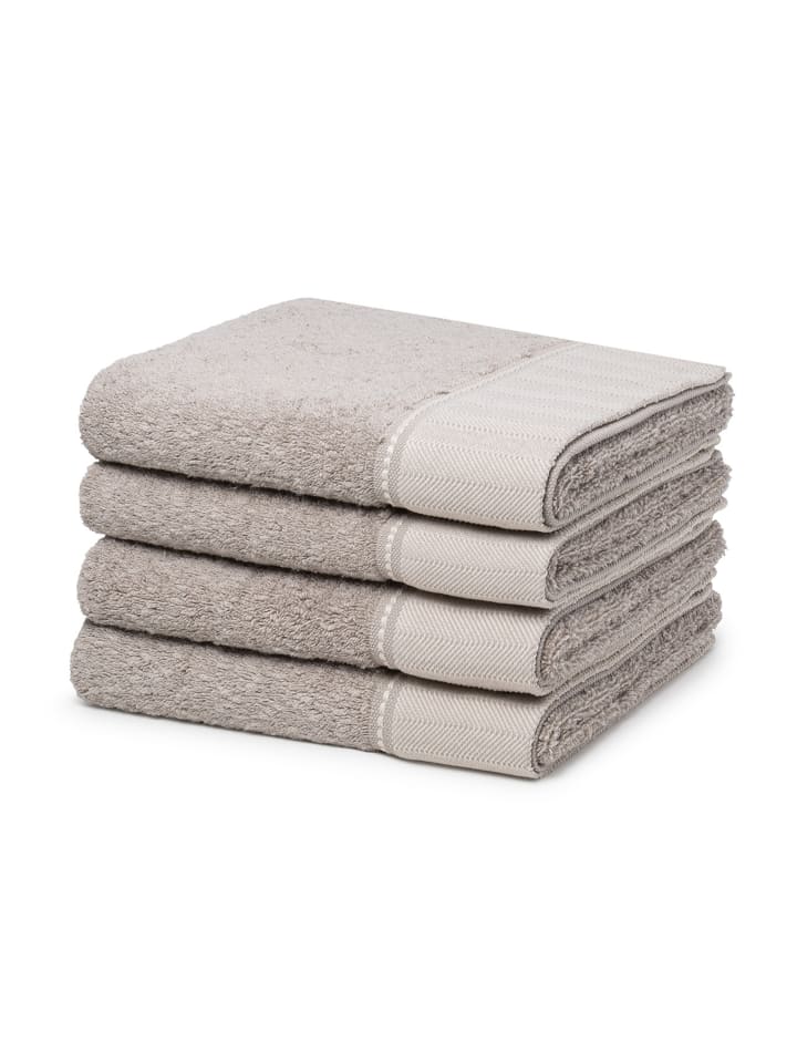 4 X Handtuch im Set Brooklyn in Cashmere