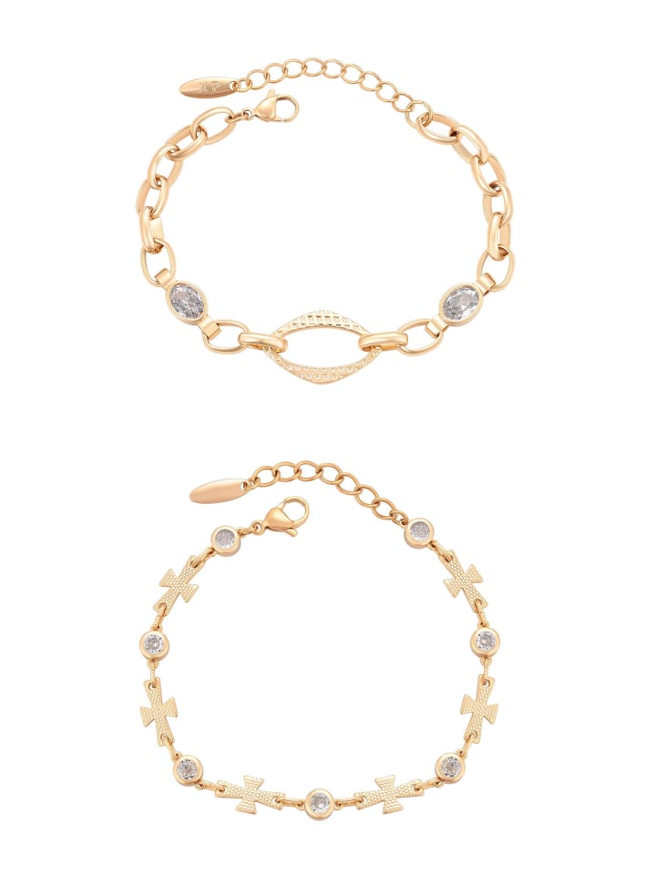 Women Bracelets Set in gold