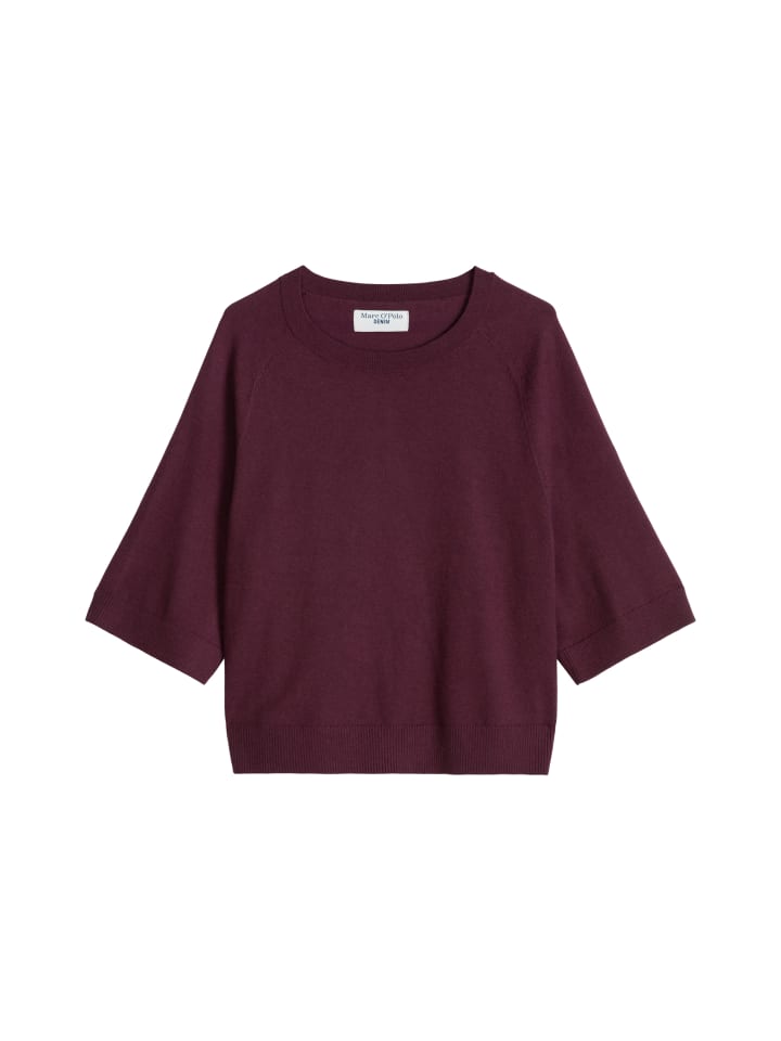 Strickpullover oversize in Dark Red Melange