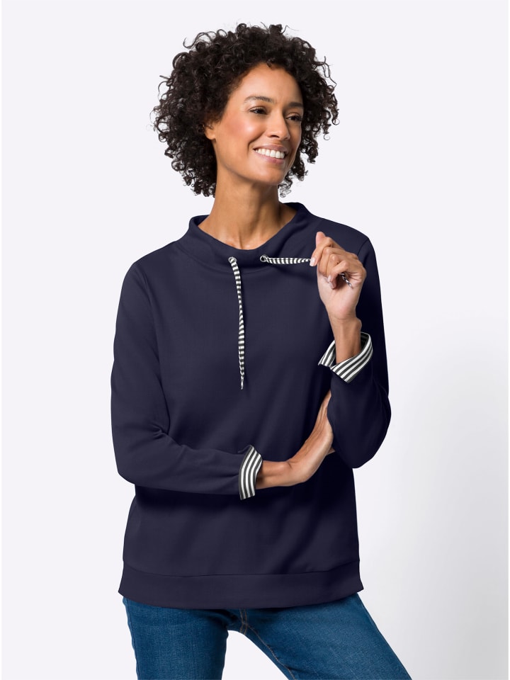 Sweatshirt in marine