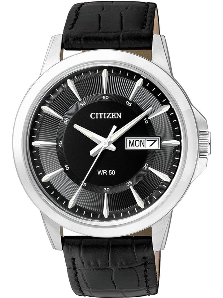 Uhr in Schwarz