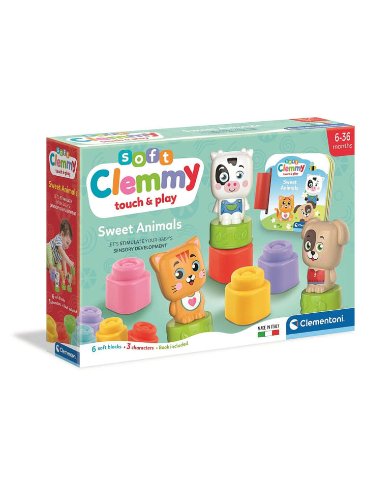 Tiere Clemmy Weiches Spielset Clementoni