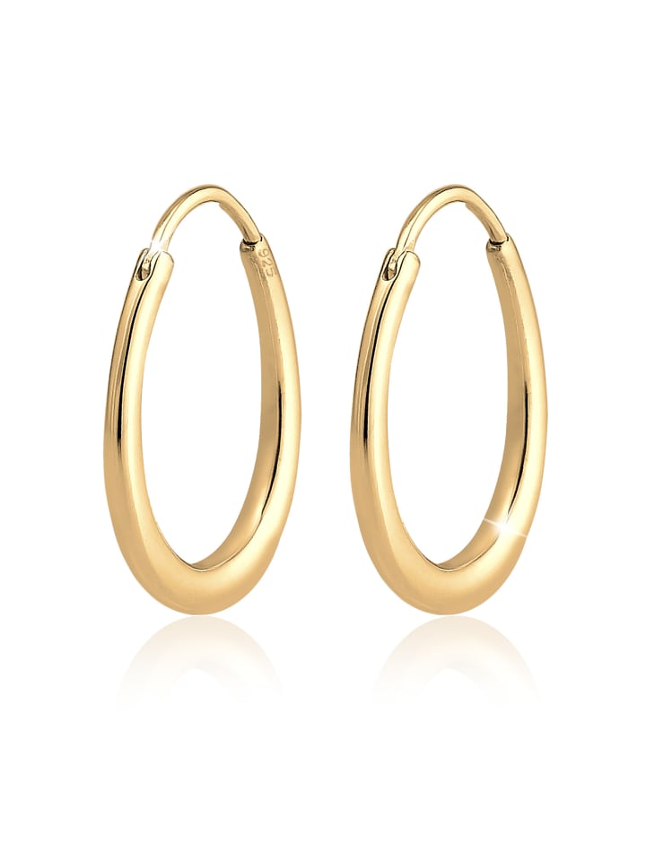 Ohrringe 925 Sterling Silber in Gold