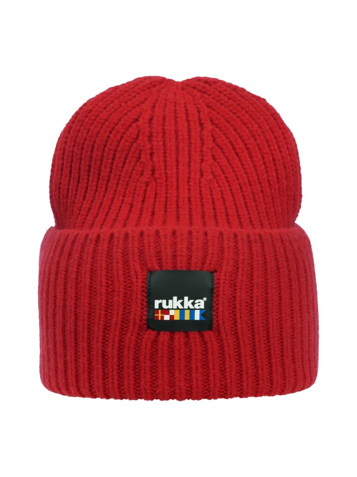 Strickmütze Uussaari in Rot