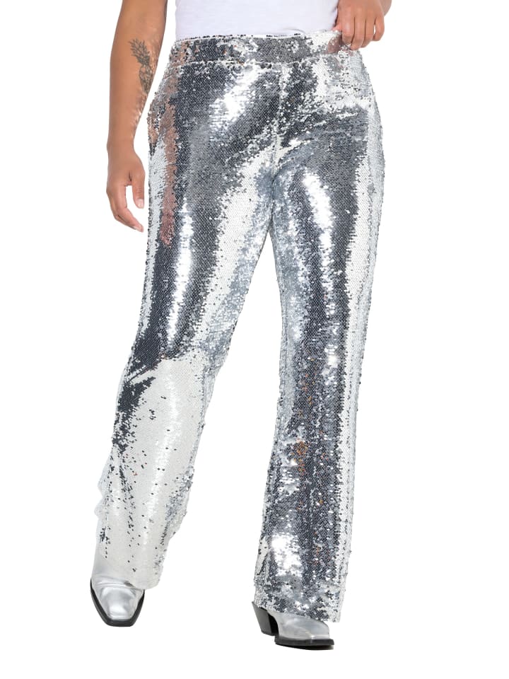 Hosen in silber
