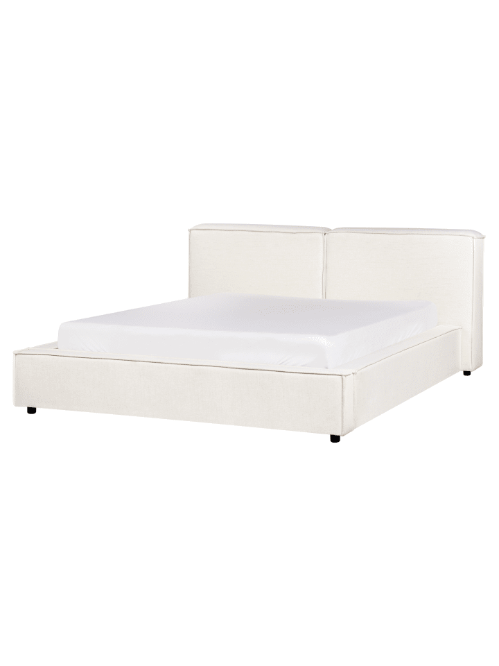 10-tlg Doppelbett LINARDS in Weiß
