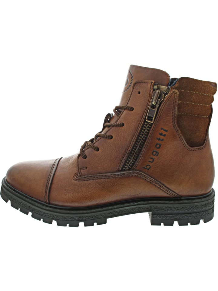 Schnürstiefel Braun
