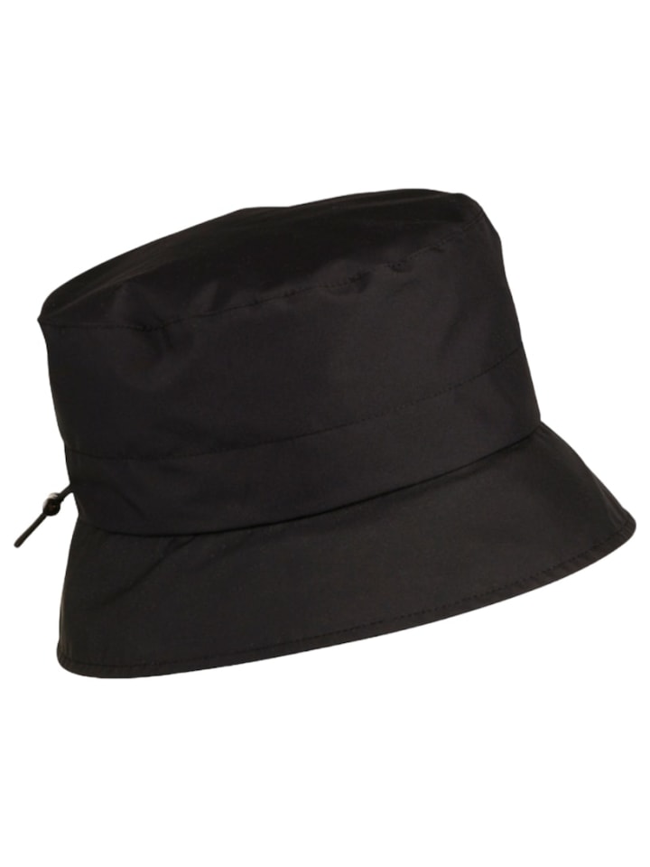 Lackmütze in schwarz