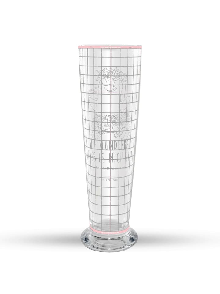 Bierglas Biene Liebe ohne Spruch in Transparent