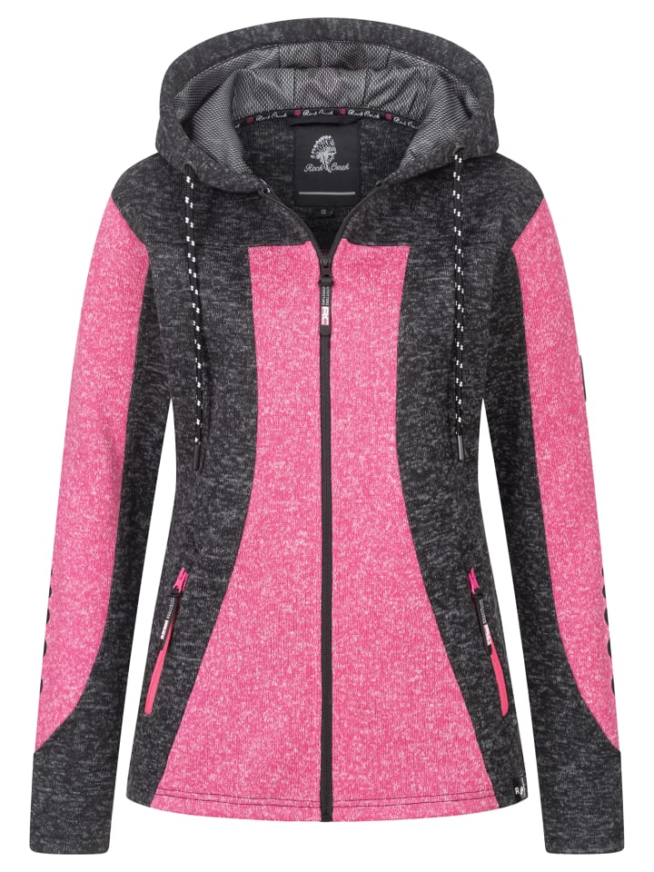Fleecejacke in Pink