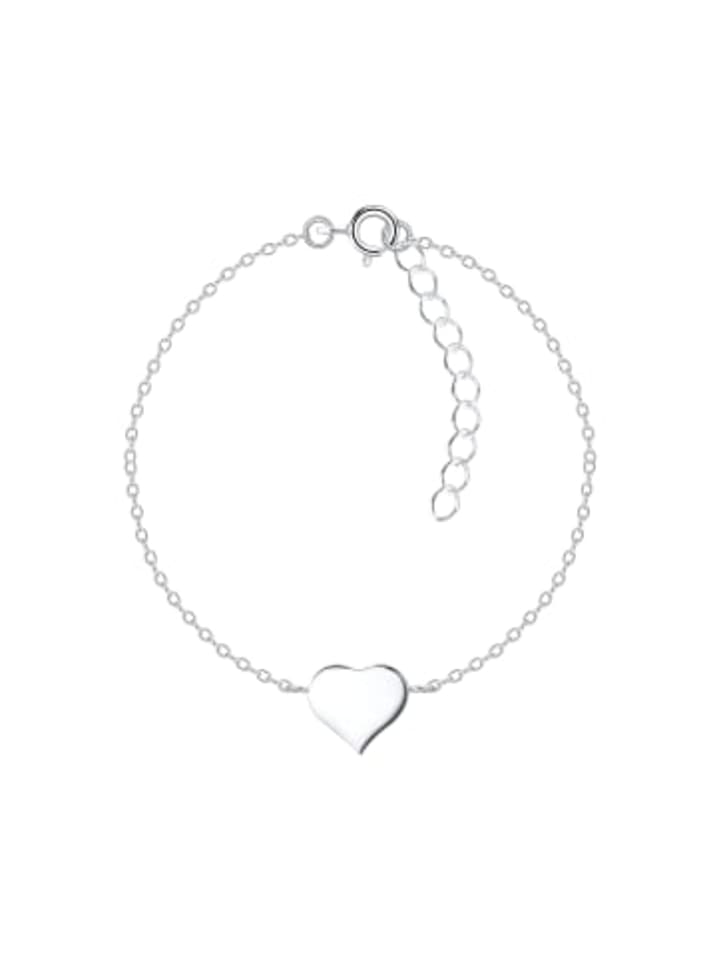 Armband HERZ in 925 Sterling Silber in silber