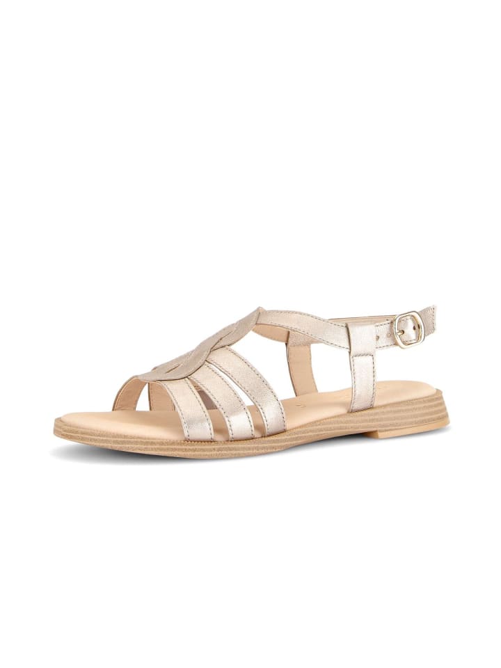 Riemchensandalen in gold