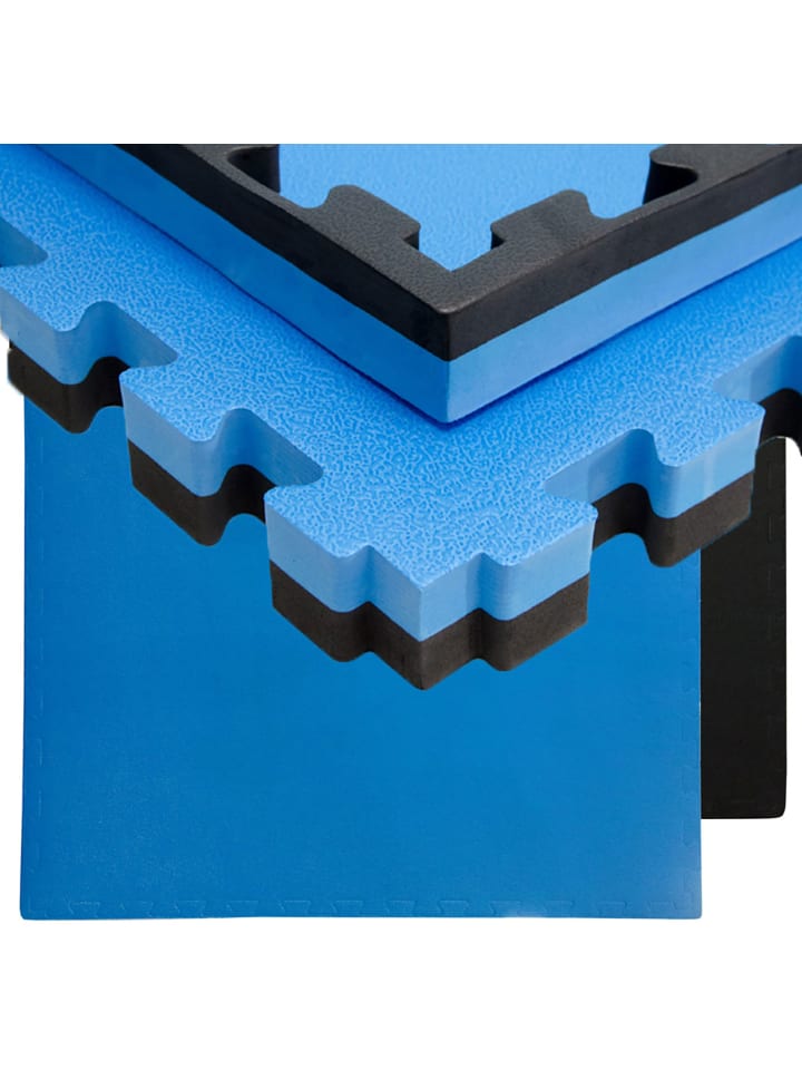 2er Set Kampfsportmatte 90x90cm - 4cm EVA Puzzlematte für Judo Karate MMA Sport