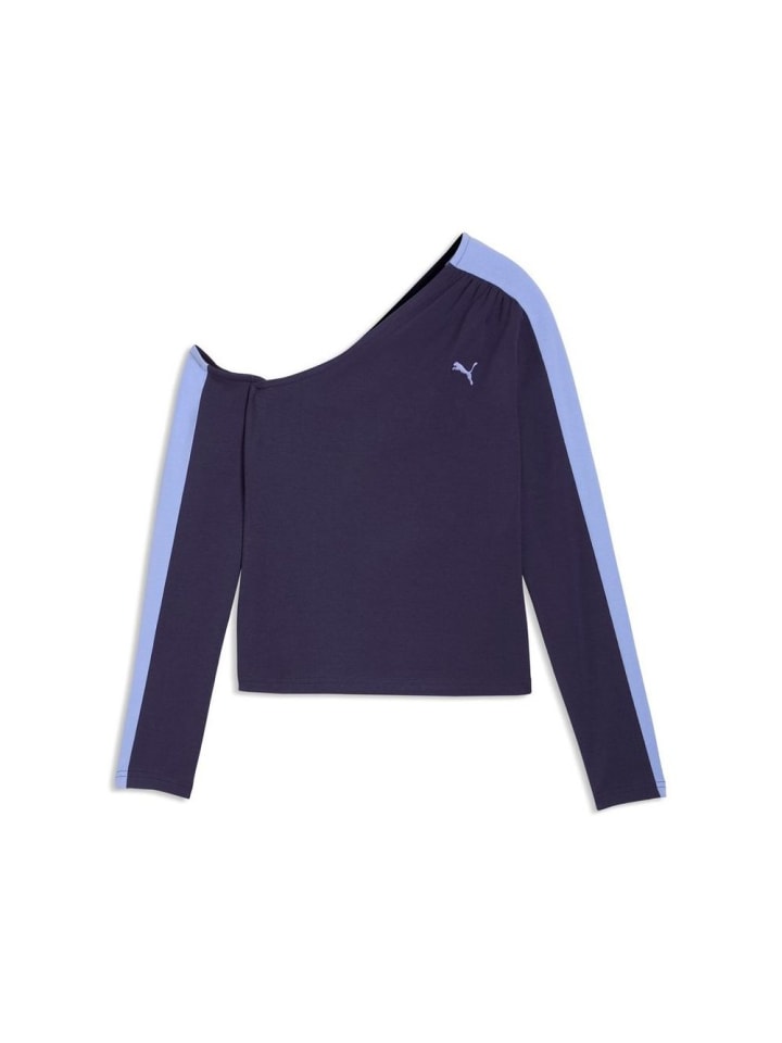 Top "T7 Asymmetric Longsleeve" in Lila