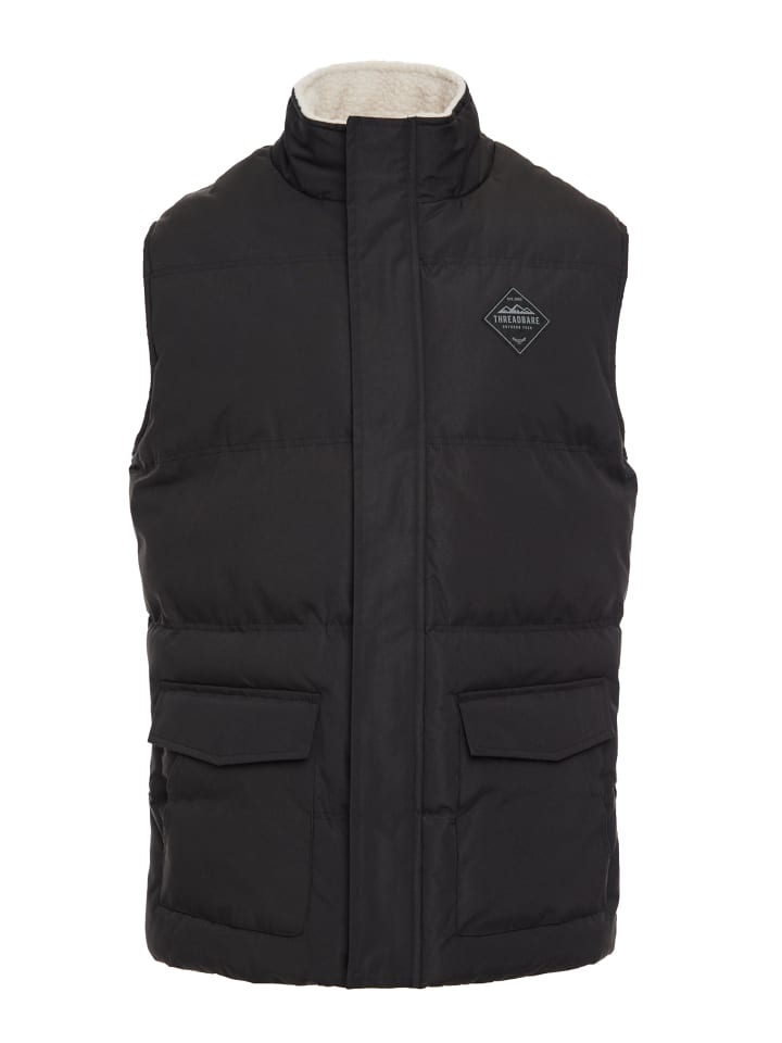 Steppweste Gilet Track in Black