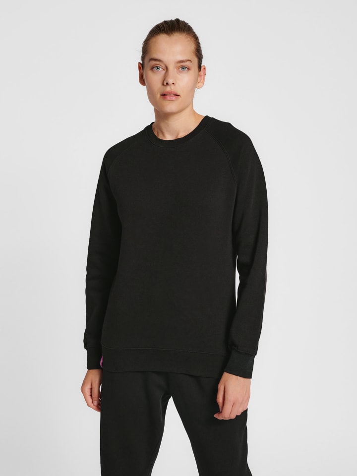 Sweatshirt Raglanärmel Hmlred Damen in BLACK