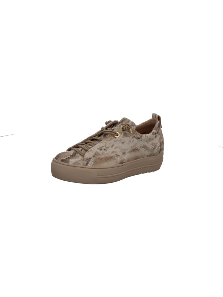 Schnürschuh in beige