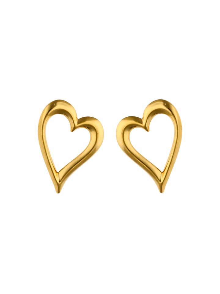 Women Stud Earrings in Gold