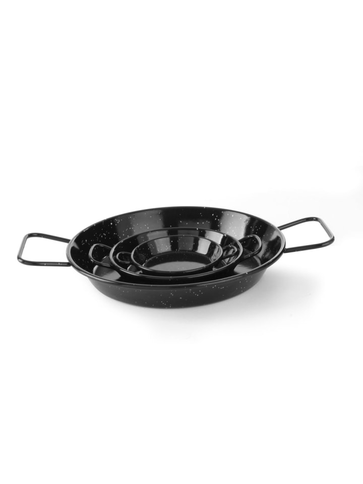 HENDI Paellapfanne emailliert, ⌀240x(H)40mm