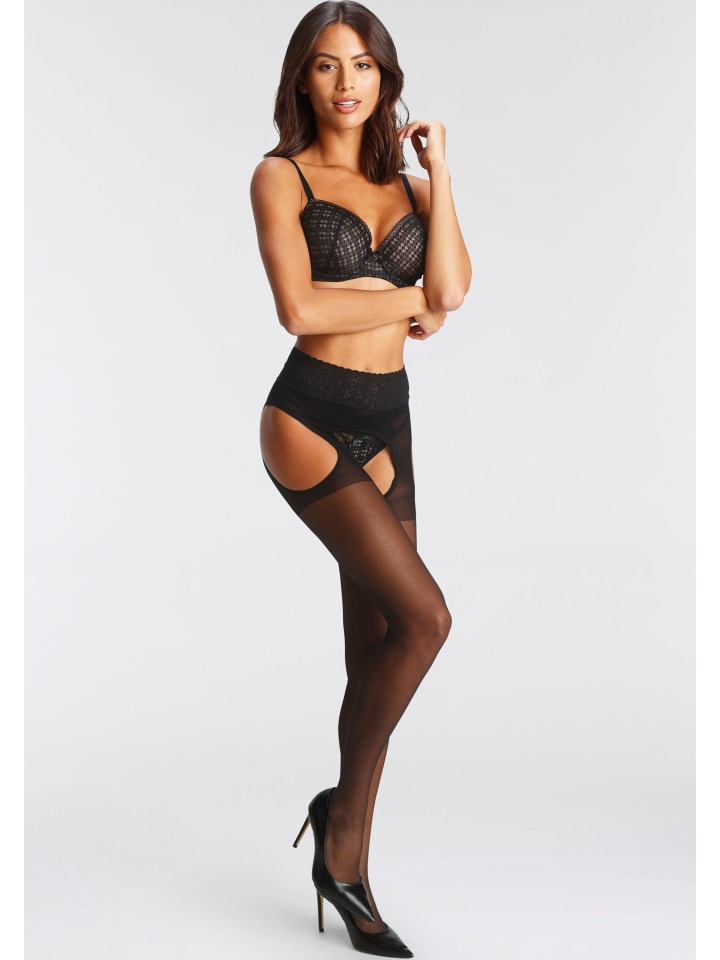 Ouvert Strumpfhose in schwarz