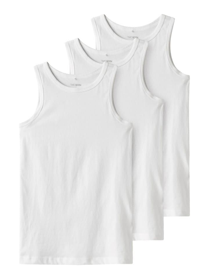 3er-Pack Tanktop in Bright White 1