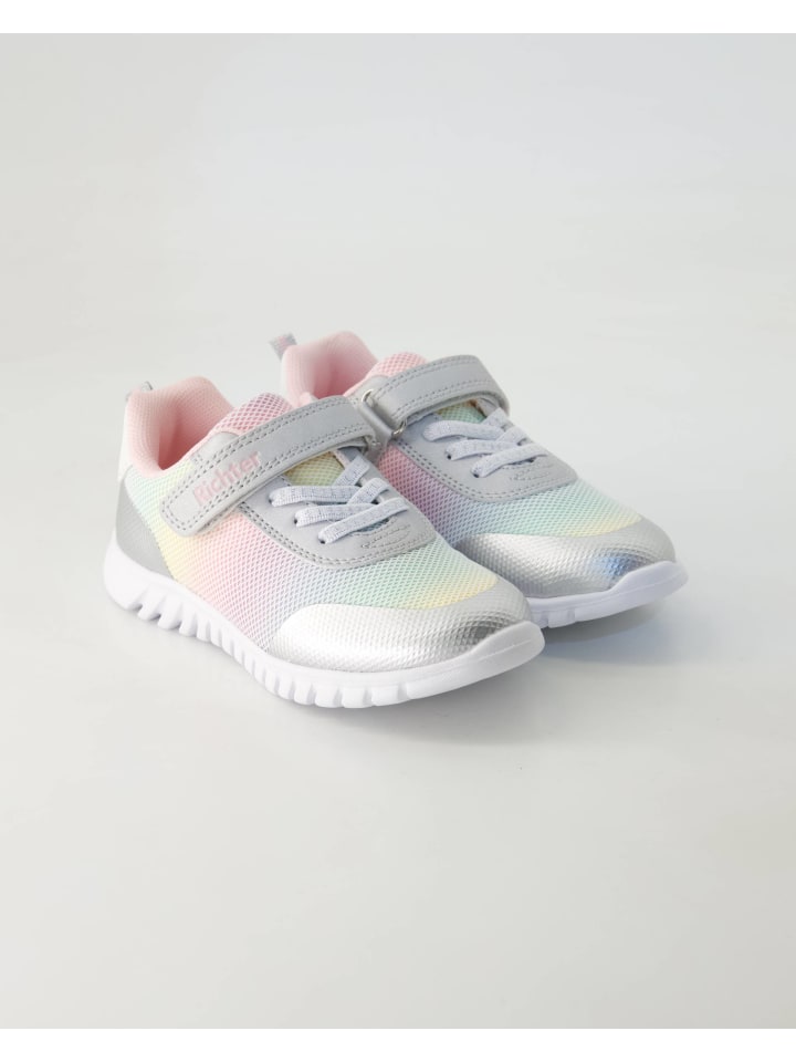 Klettschuhe in Silber
