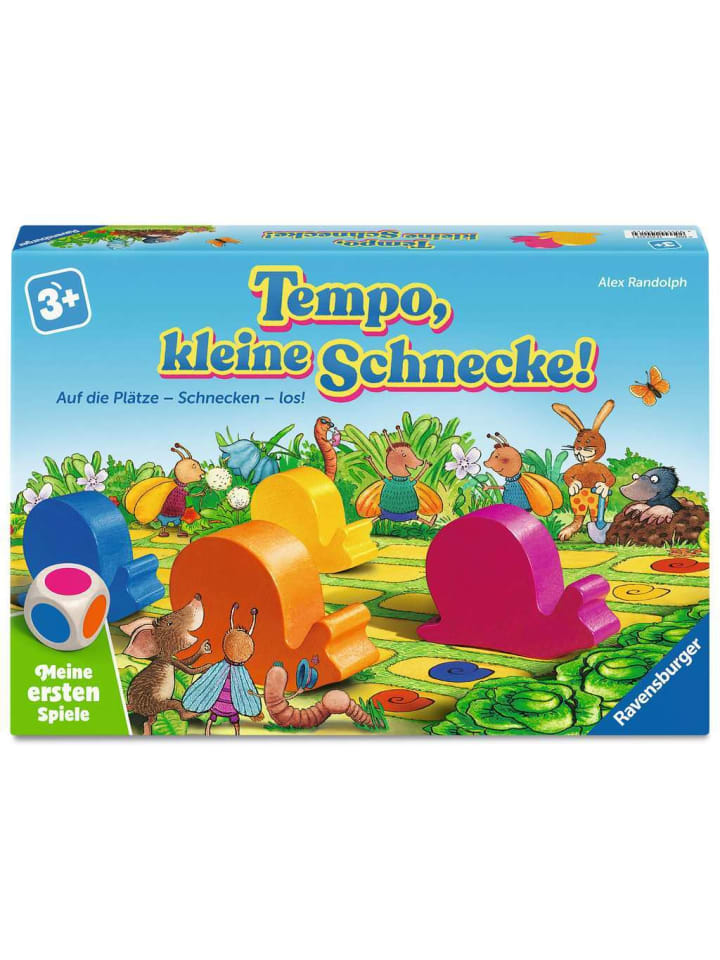 Ravensburger Laufspiel Tempo, kleine Schnecke! in bunt