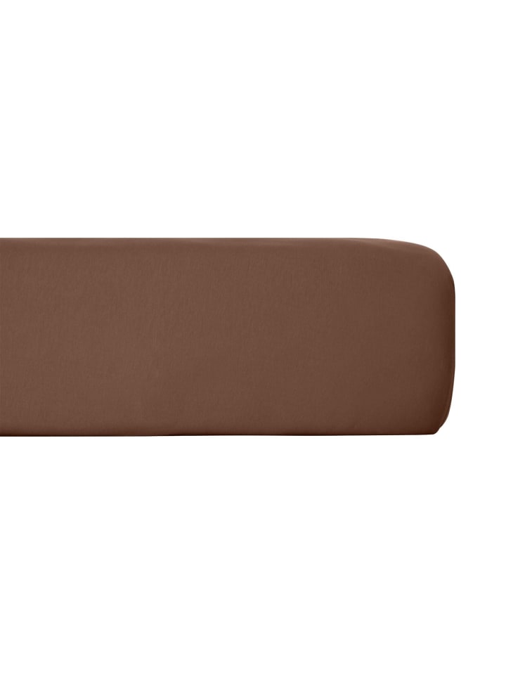 Spannbettlaken Boxspring in braun