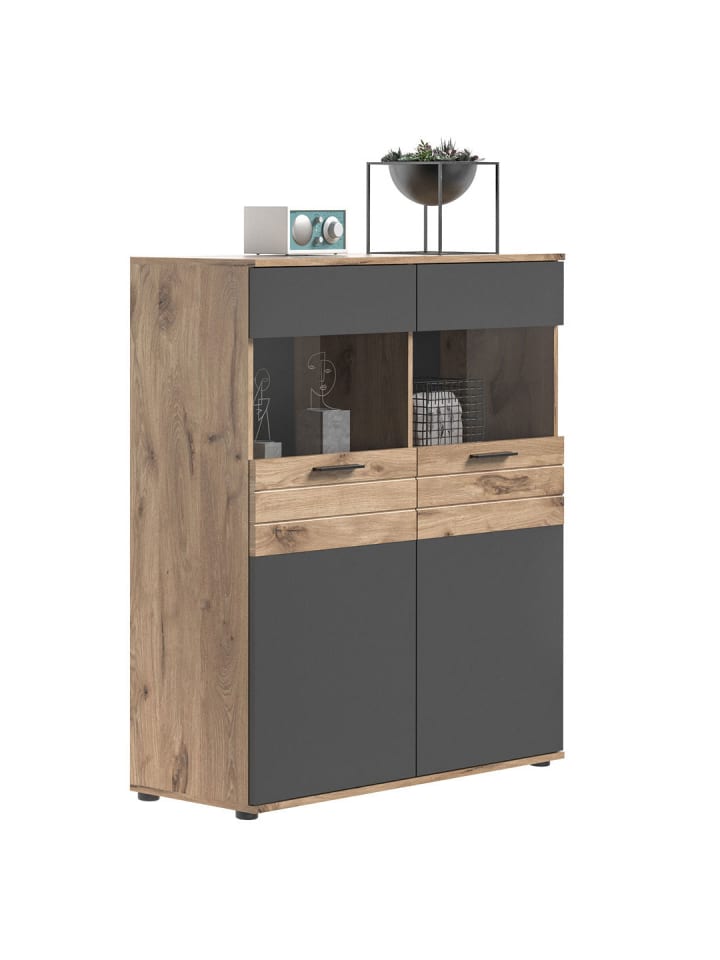 Sideboard Mason 2 Eiche Dekor 110 x 37 cm