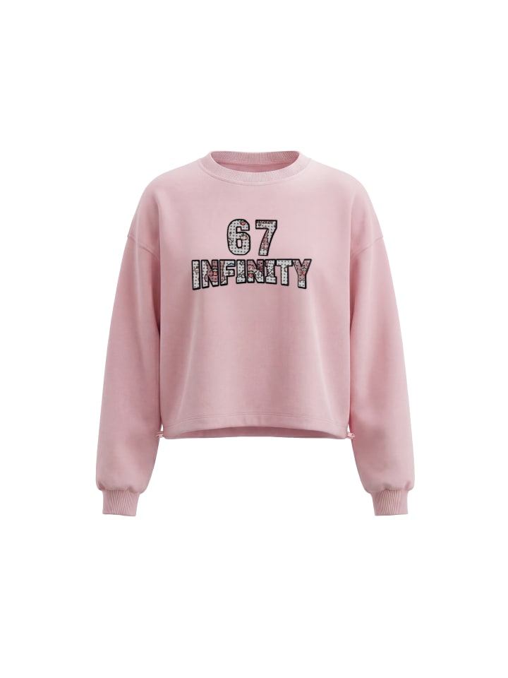 Women Sweatshirt in Light Rose