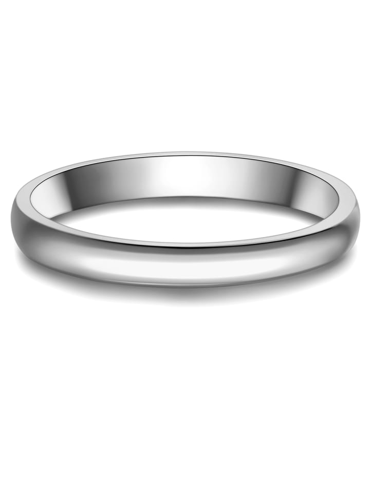 Ring aus Edelstahl in silber