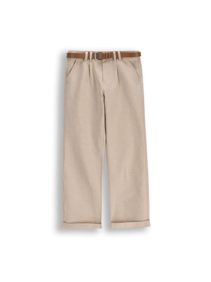 Elegante Stoffhosen in beige