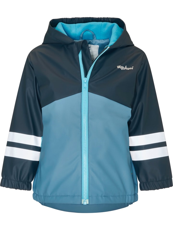 Regenjacke Fleece-Futter in marine