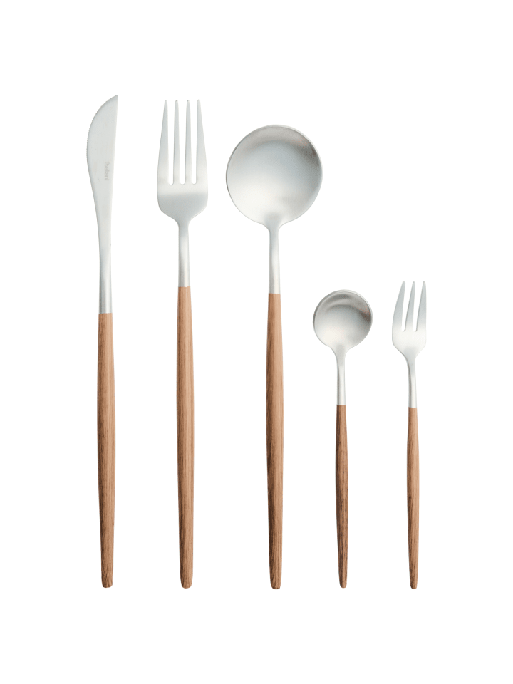 30-set Besteck Set BAVETTE in Silber/Braun