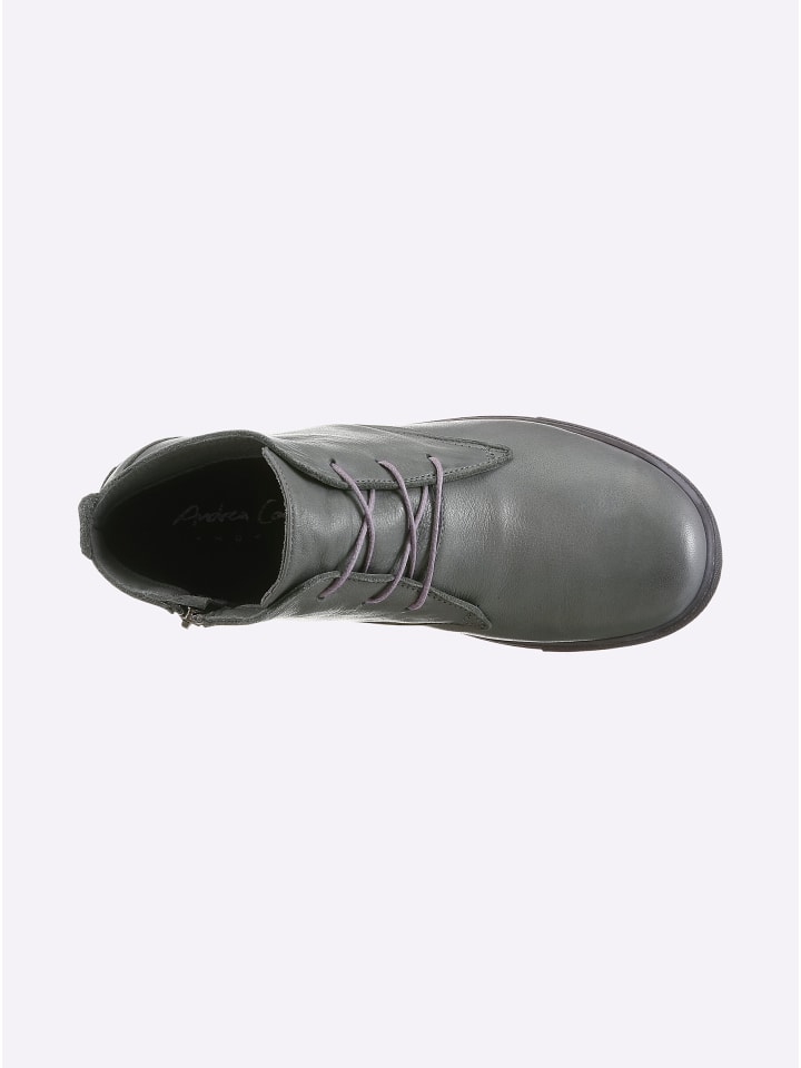 Stiefelette in steingrau